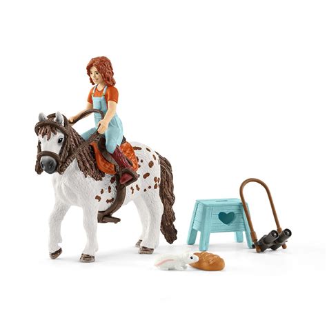 Schleich Horse Club Mia And Spotty Toy Figurine Playset