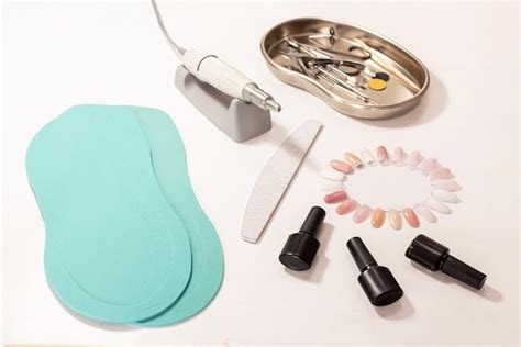 Un Conjunto De Herramientas Profesionales Para Manicura Y Pedicura