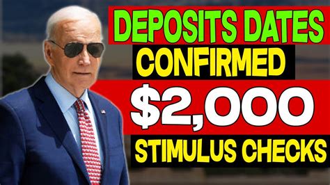 Deposits Dates Confirmed Payments Sent Stimulus Checks For