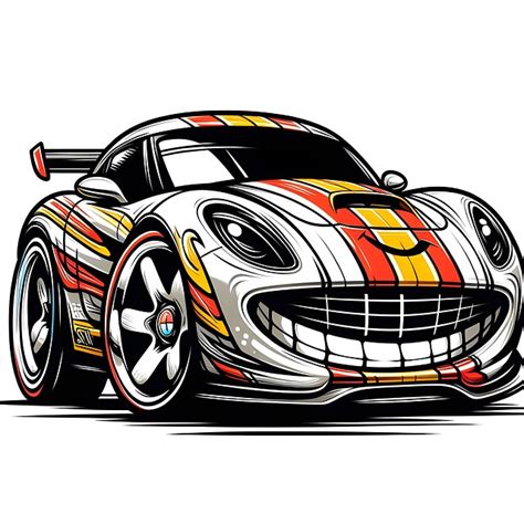 cartoon car vehicle royalty  stock illustration image