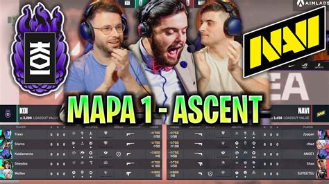 El Debut De Koi En Vct Europa Koi Vs Navi Mapa Ascent Vct Emea