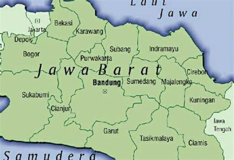 detail gambar peta provinsi jawa barat koleksi nomer