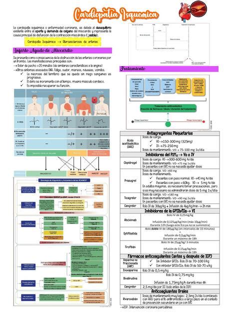 Cardiopatía Isquémica FCO Gabymedstudent uDocz