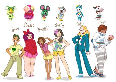 51 Animal Crossing New Horizons Characters As Humans Myrasperk