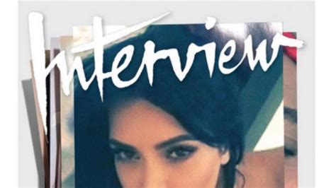 Kim Kardashian Poses Naked In Sister Kourtneys Bed For Interview Mag Celebrity Heat