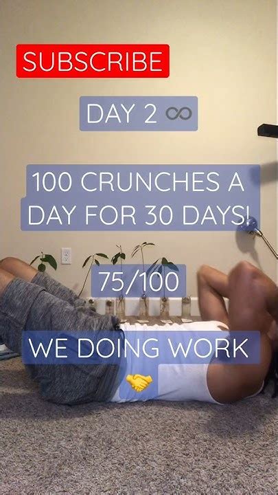 100 Crunches A Day For 30 Days Day 2 75 Youtube