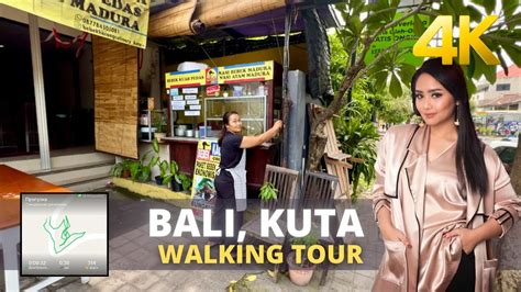 🇮🇩 Explore Kuta Bali Indonesia Bali Travel Vlog 4k Virtual Walking Tour Youtube