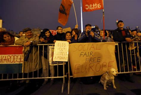 Hungarians Rally Against Corruption Orban Government Reuters