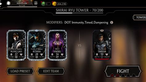 Shirai Ryu Tower 70 Boss TAKEDA Fights Rewards Mortal Kombat