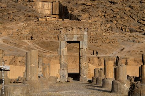 Ruin Of Ancient City Persepolis Iran Persepolis Is A Capital Of The