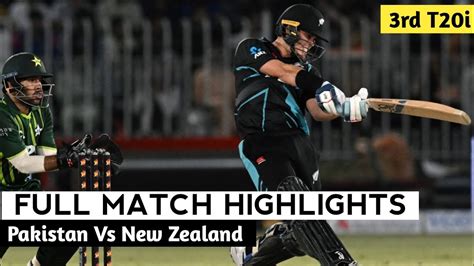 Pakistan Vs New Zealand 3rd T20 2024 Highlights Pak Vs Nz 2024 Pak