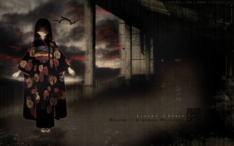 1184669 Anime Anime Girls Rain Crow Kimono Jigoku Shoujo Enma Ai