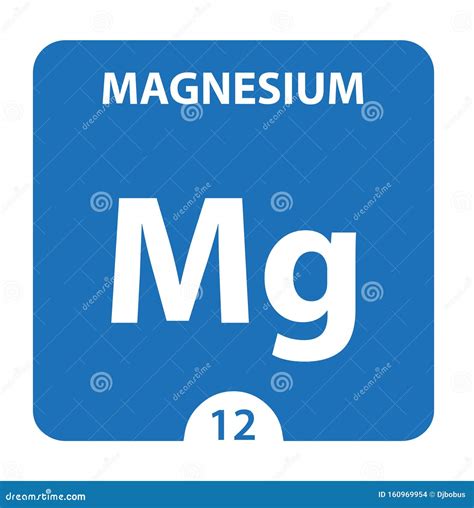 Magnesium Chemical 12 Element Of Periodic Table Molecule And