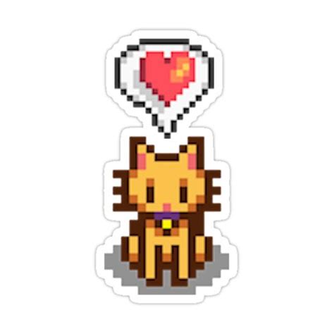 Stardew Valley Happy Cat Sticker For Sale By R Stardew Valley