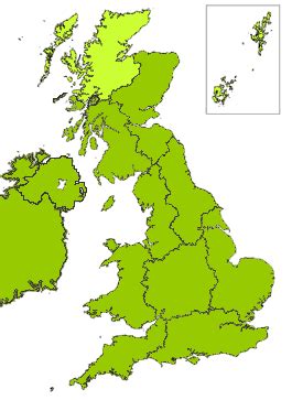 Grampian Mountains Map