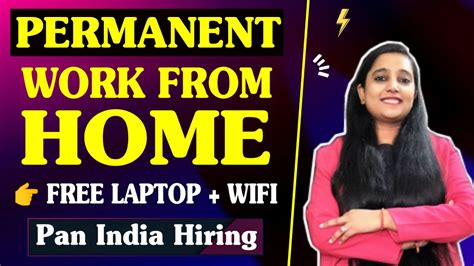 Permanent Work From Home Jobs 2022 FREE LAPTOP WIFI Jobs For