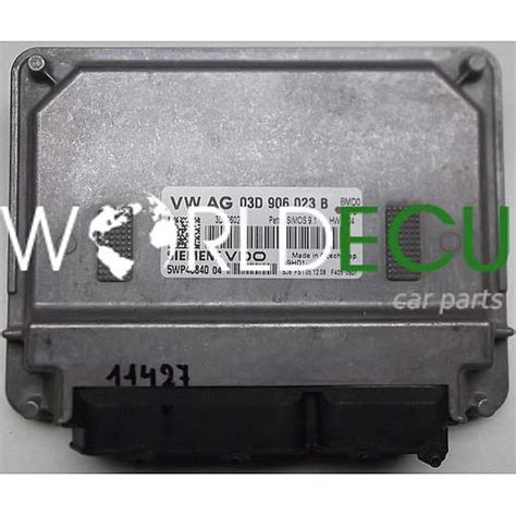 Motorsteuerger T Ecu Steuergerat Vw Volkswagen Skoda D B D