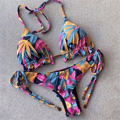 Women S String Bikini Set Sexy Push Up Swimwear Bathing Suits Bandage