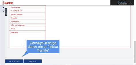 Carga De Tr Mite En Ventanilla Nica De Mapfre Seguros Soporte Reachcore