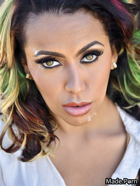 Porn Image Of Slutty Shemale Pouting Lips Looking At Viewer Brunette Arched Eyebrow Facial