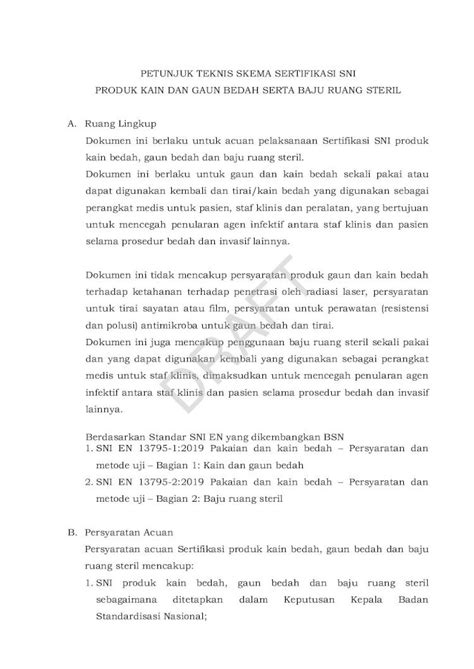 Pdf Petunjuk Teknis Skema Sertifikasi Sni Produk Berdasarkan