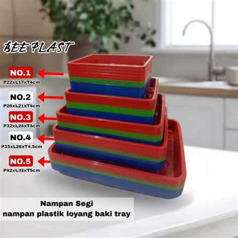 Jual Beeplast Nampan JUMBO No 5 Nampan Loyang Plastik Baki Tray Ukuran