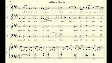 John Rutter Gaelic Blessing Pdf