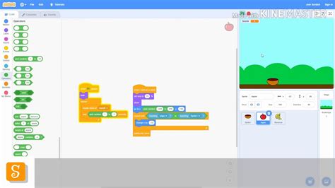 Scratch Tutorial Basic Falling Fruits Youtube