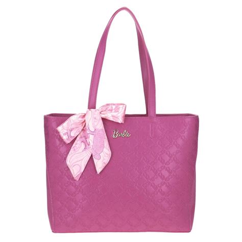 Bolso De Dama Barbie X Gorett Tote Color Rosa Modelo Br P