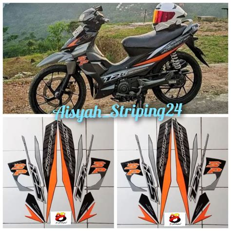 Jual STIKER STRIPING LES LIS BODY MOTOR SUZUKI SHOGUN SP 125 2008 2009