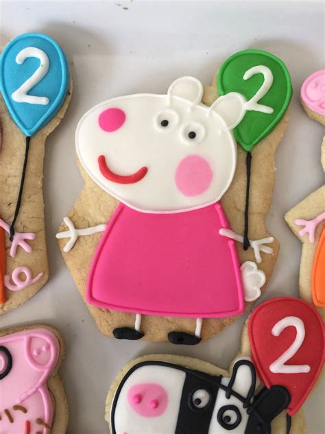 .Oh Sugar Events: Peppa Pig Cookies