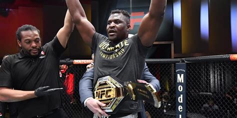 Francis Ngannou Displays Devastating Punch Power Ahead Of Anthony