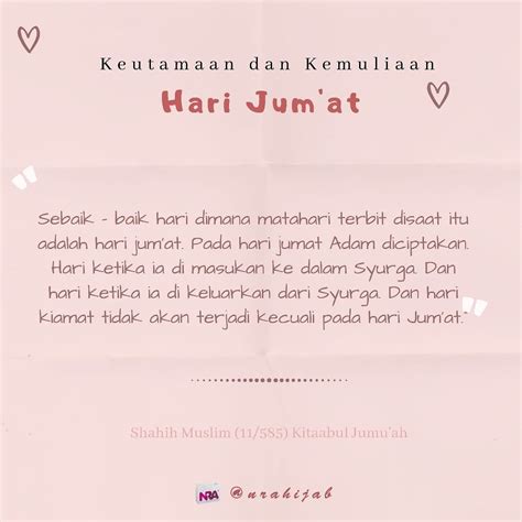 Quotes Hari Jumat Kemulian Hari Jumat Matahari Terbit