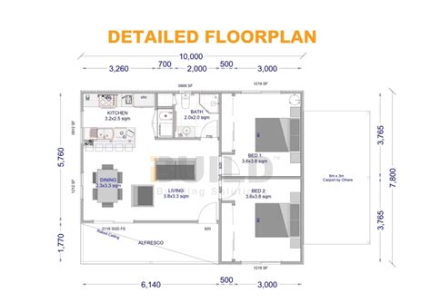 KIT HOMES DETAILED SIMPLIFIED FLOORPLAN IBuild Building Solutions