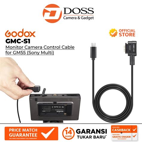 Jual Godox GMC S1 Monitor Camera Control Cable For GM55 Sony Multi