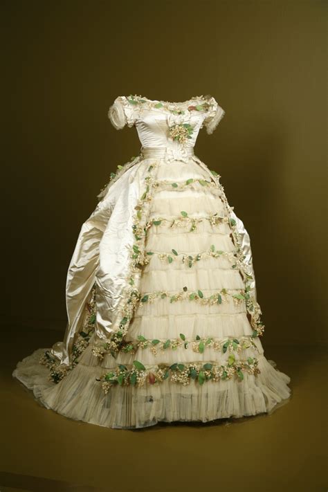 1869 Wedding Gown Of Elisabeth Of Wied Queen Consort Of Romania