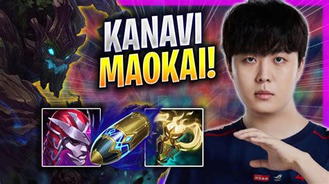 KANAVI CRAZY GAME WITH MAOKAI JDG Kanavi Plays Maokai JUNGLE Vs Zyra