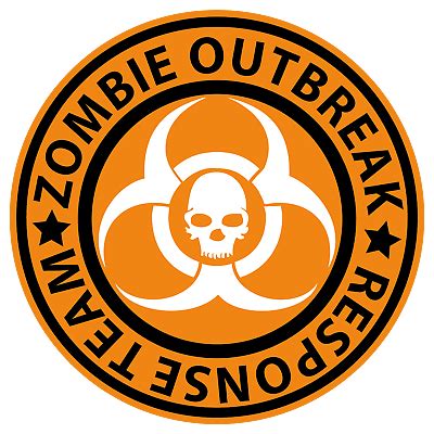 Zombie Outbreak Response Team Sticker Laptop Skin Bumper Decal Rs Ebay