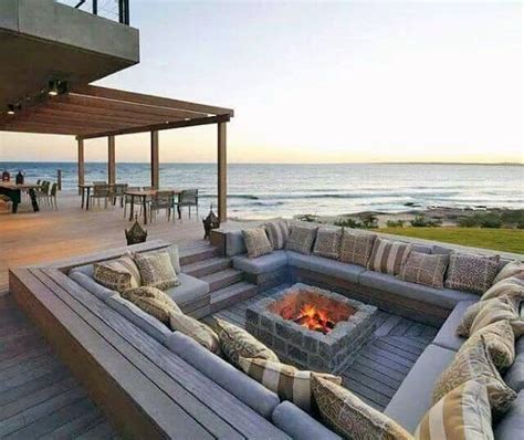 Top 50 Best Deck Fire Pit Ideas Wood Safe Designs