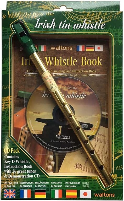 Irish Tin Whistle Pack Cd Flûte Irlandaise Waltons Music Amazon