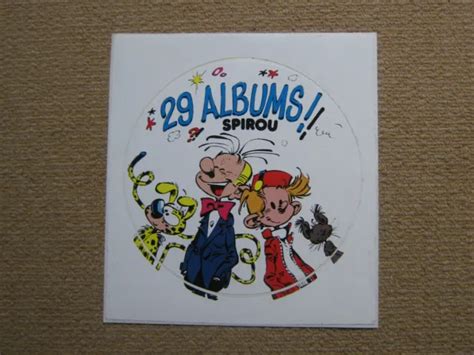 Rare Autocollant Spirou Plv Librairie Andr Franquin Jean Claude