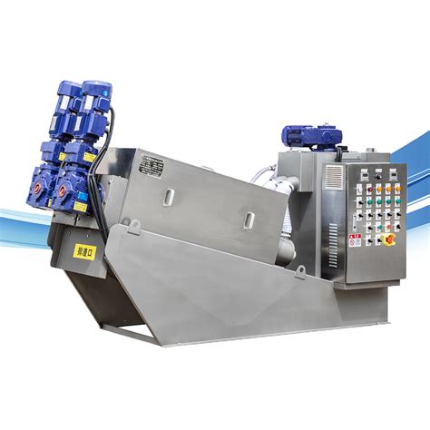 Sludge Screw Press Dewatering Machine China Sludge Dewatering