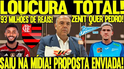 MALUQUICE TOTAL PEDRO VAI PRO ZENIT E WENDEL VEM PRO FLAMENGO RUSSOS