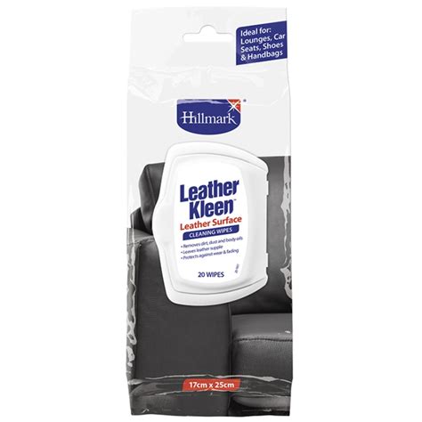 Hillmark Leather Kleen Wipes 20 Pack Bunnings Warehouse