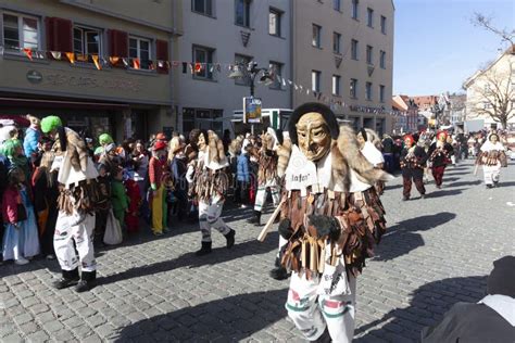 Ravensburg Germany February Fasching Karneval Fastnacht