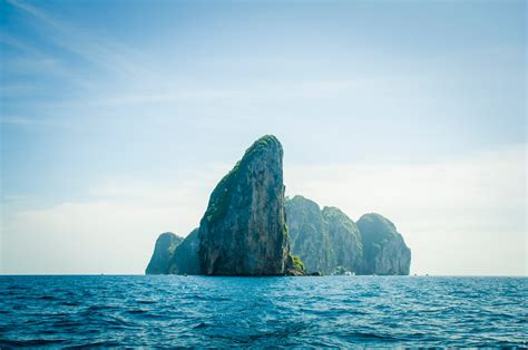 Island, Krabi, sea, mountains, Thailand HD wallpaper | Wallpaper Flare