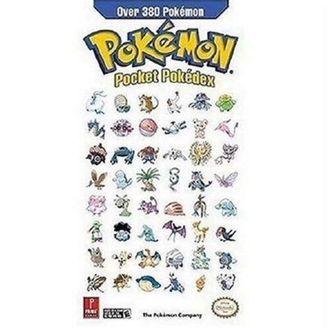 Pokemon Pocket Pokedex Prima Official Game Guide Prima Games