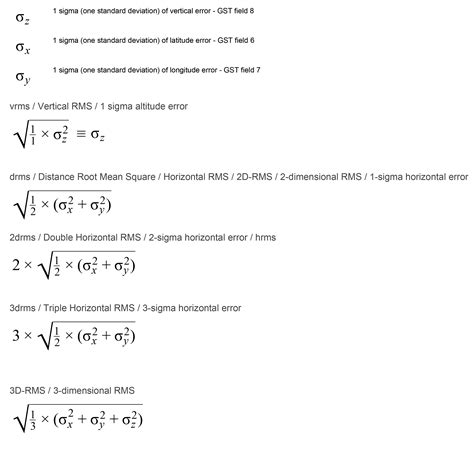 Gps Calculating Vrms And Hrms From Nmea Data Geographic