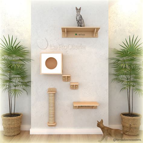 Siam S Playground Para Gatos Itens Linha Eco Branco