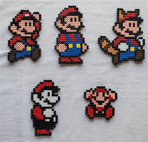 Super Mario Hama Beads Plantillas Hama Beads Llaveros Hama Beads